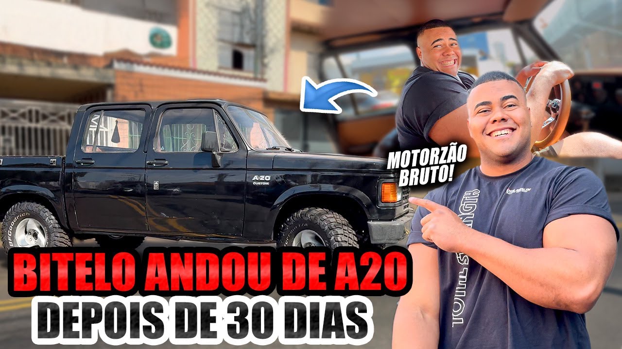 BITELO TESTOU A20 DEPOIS DE 20 DIAS PARADA NA GARAGEM