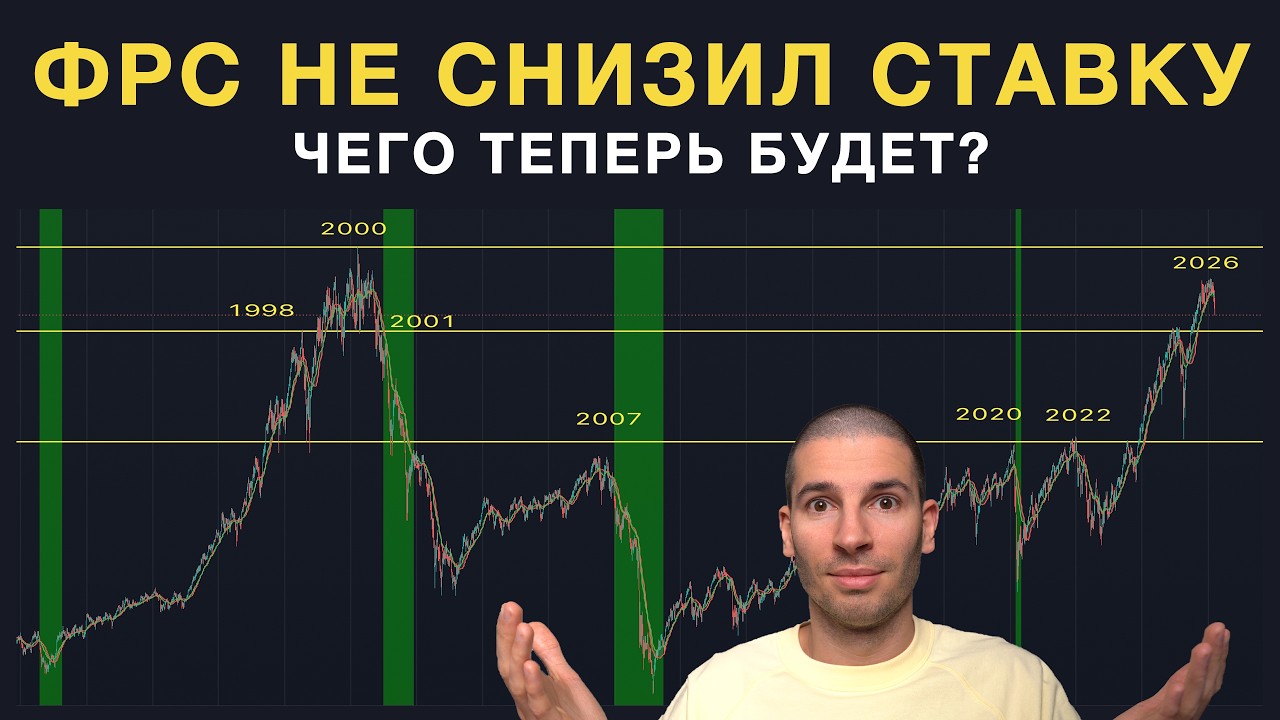 ФРС США не снизил ставку! Как это повлияет на фондовый рынок и криптовалюты