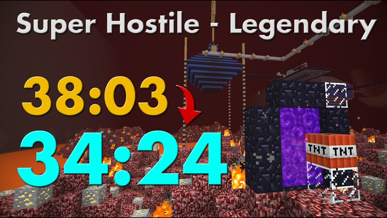 Minecraft CTM Speedrun: Legendary (Pre-1.9) in 34:24