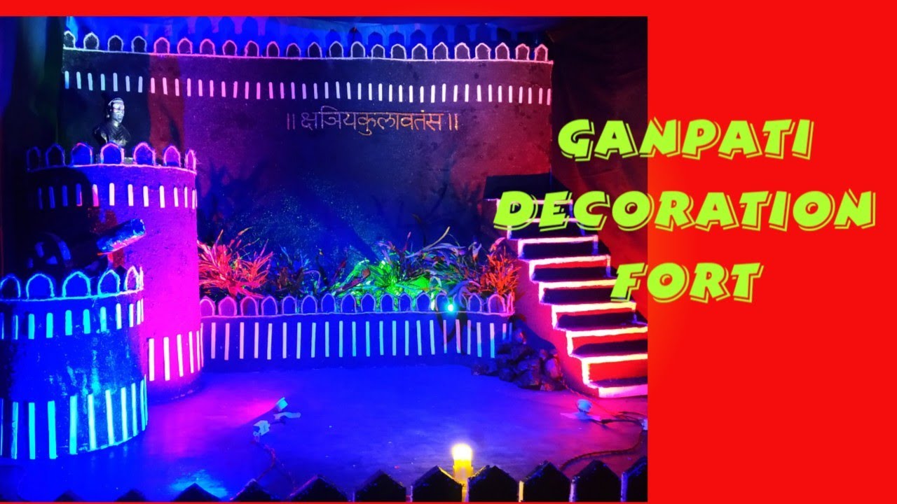 Ganpati decoretion, palghar wadrai sarvepada(2019)