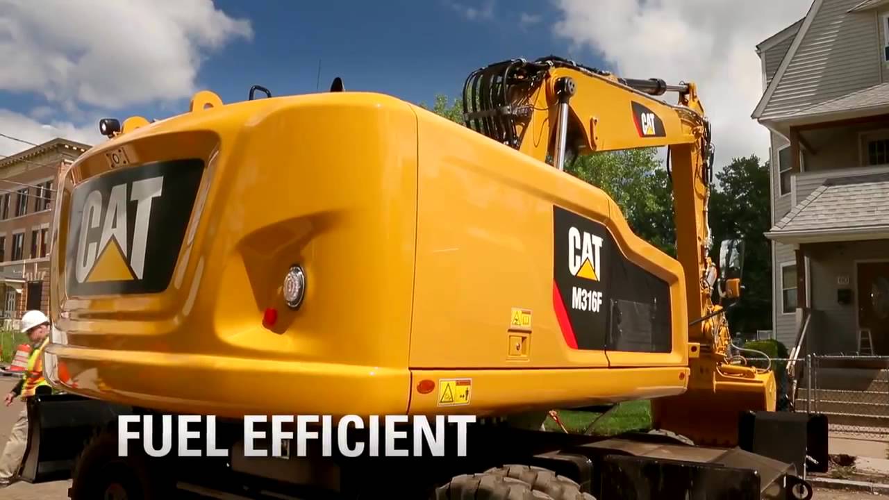 Cat&reg; M314F and M316F Wheeled Excavators