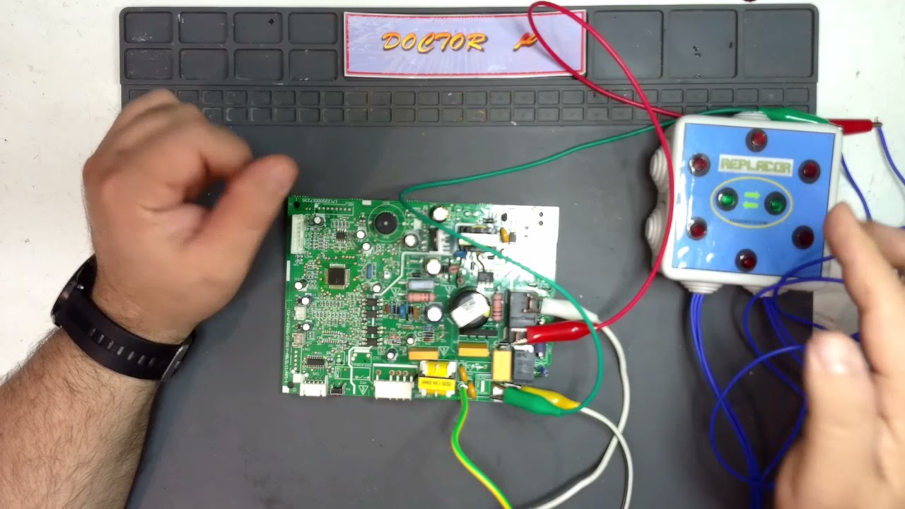 REPARACION TARJETA AIRE ACONDICIONADO MIDEA CON ERROR E1 CUANDO EL FALLO ESTA EN LA UNIDAD INTERIOR
