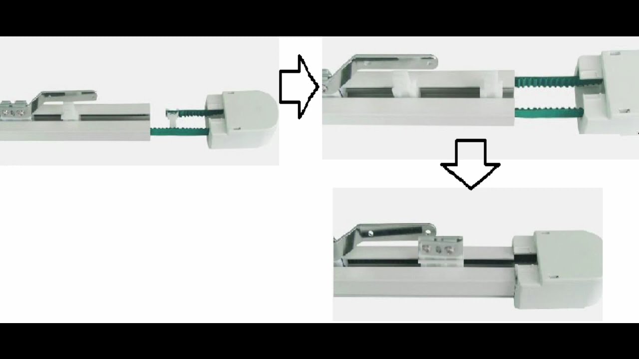How to Assemble Install Electric Belt Drive Drapery Track System || DIY Remote Control Curtain Rod