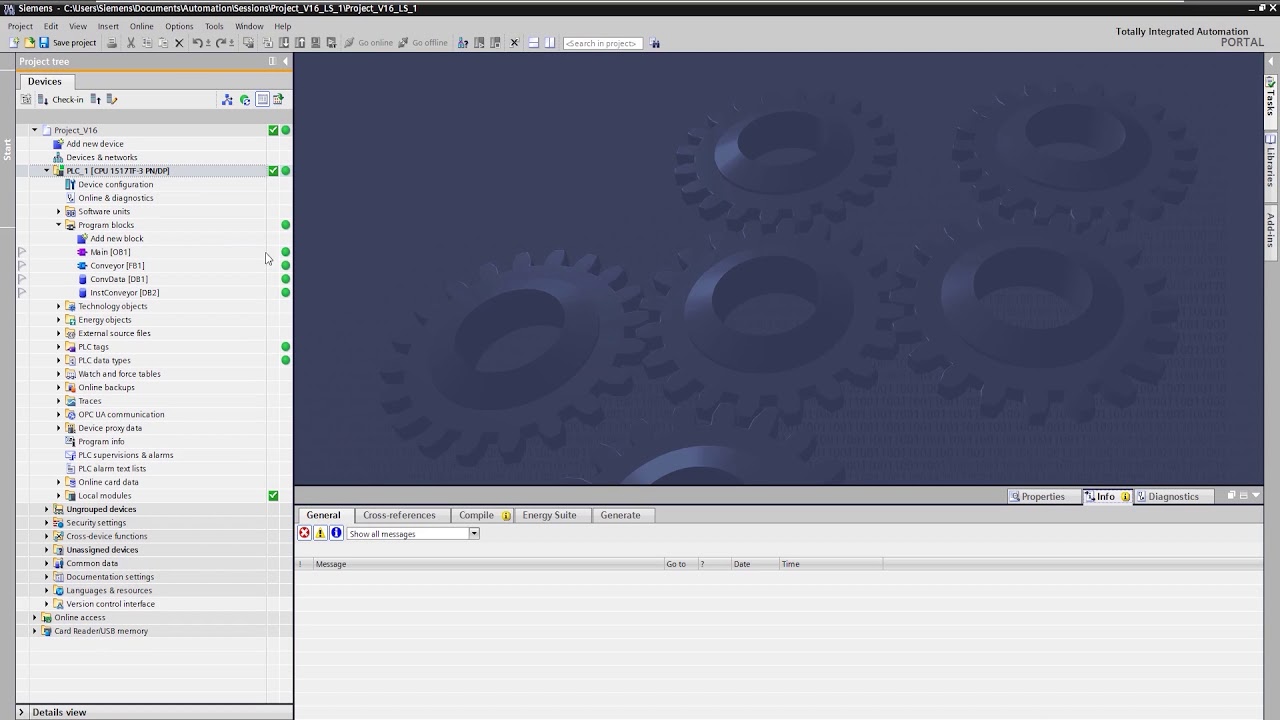 06 Team work during commissioning with Multiuser commissioning mode | SIEMENS TIA Portal Overview