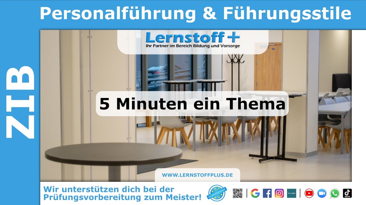 Industriemeister | Logistikmeister | ZIB | Personalf&uuml;hrung & F&uuml;hrungsstile