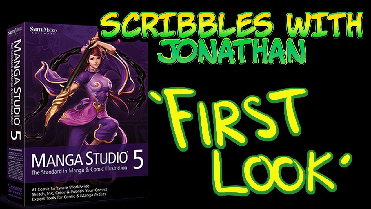 'First Look' MANGA STUDIO 5 - Scribbles With Jonathan
