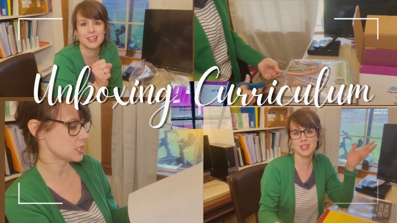 Unboxing Our Homeschool Curriculum! Elementary & High School | Quick Flip!