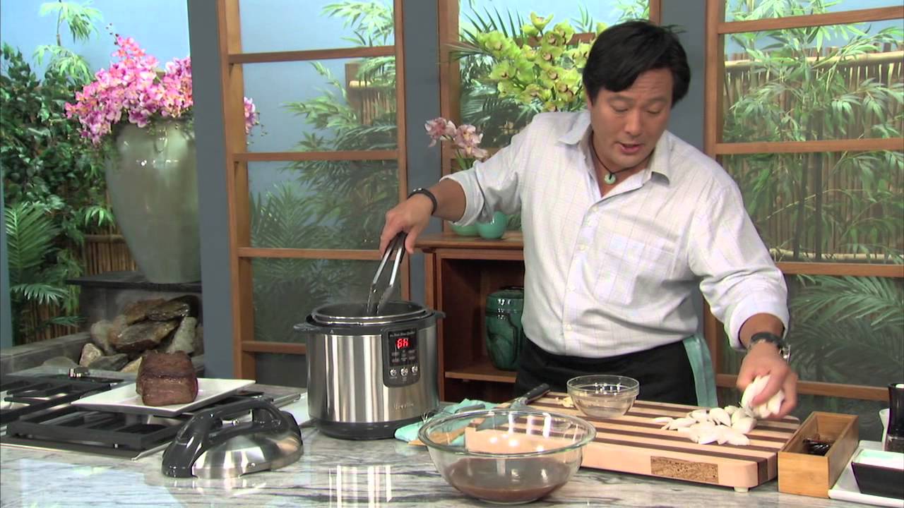 Breville представляет рецепт тушеной говядины Дельмоникао Simply Ming