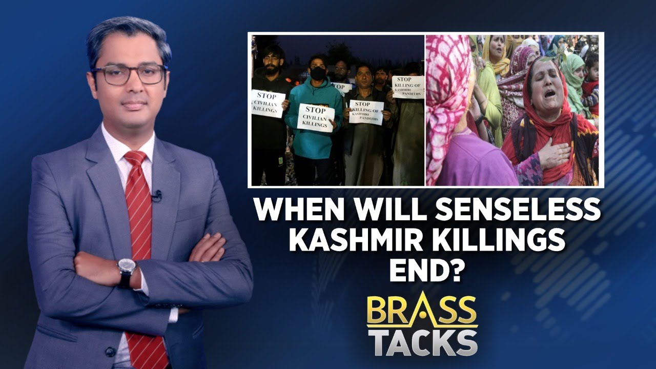 Targeted Killings In Kashmir | When Will Senseless Kashmir Killings End?| Brass Tacks | English News