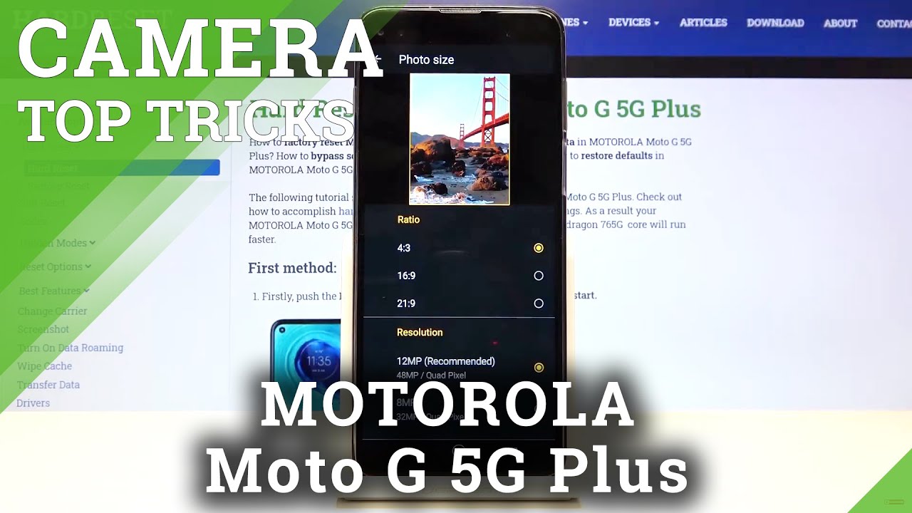 Топ трюков камеры для MOTOROLA Moto G 5G Plus – лучшие функции камеры