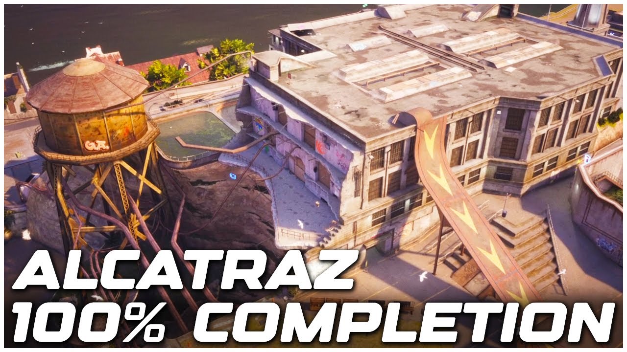 Tony Hawk's Pro Skater 3 + 4 Alcatraz Career Goal 100% Completion (Tips and Tricks)