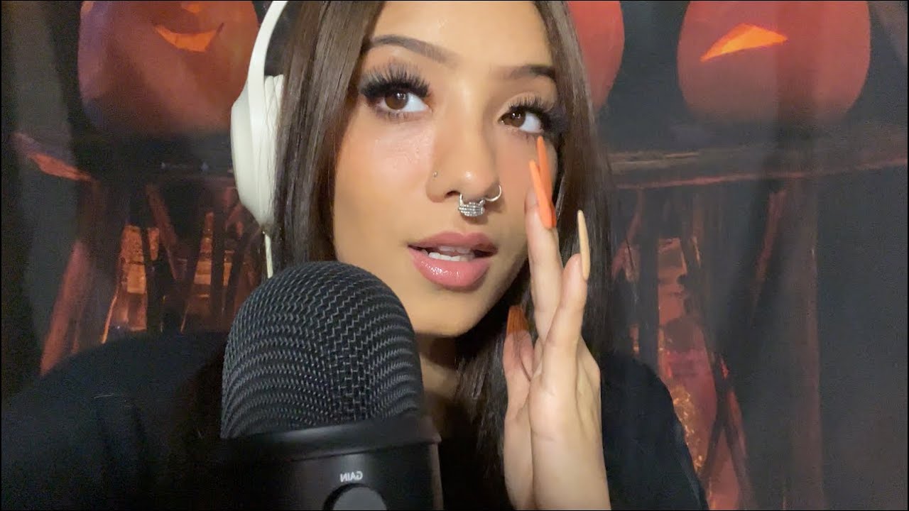 ASMR ☁️ 1 hour Inaudible/unintelligible whispers 💤 (Mouth sounds + hand movements)
