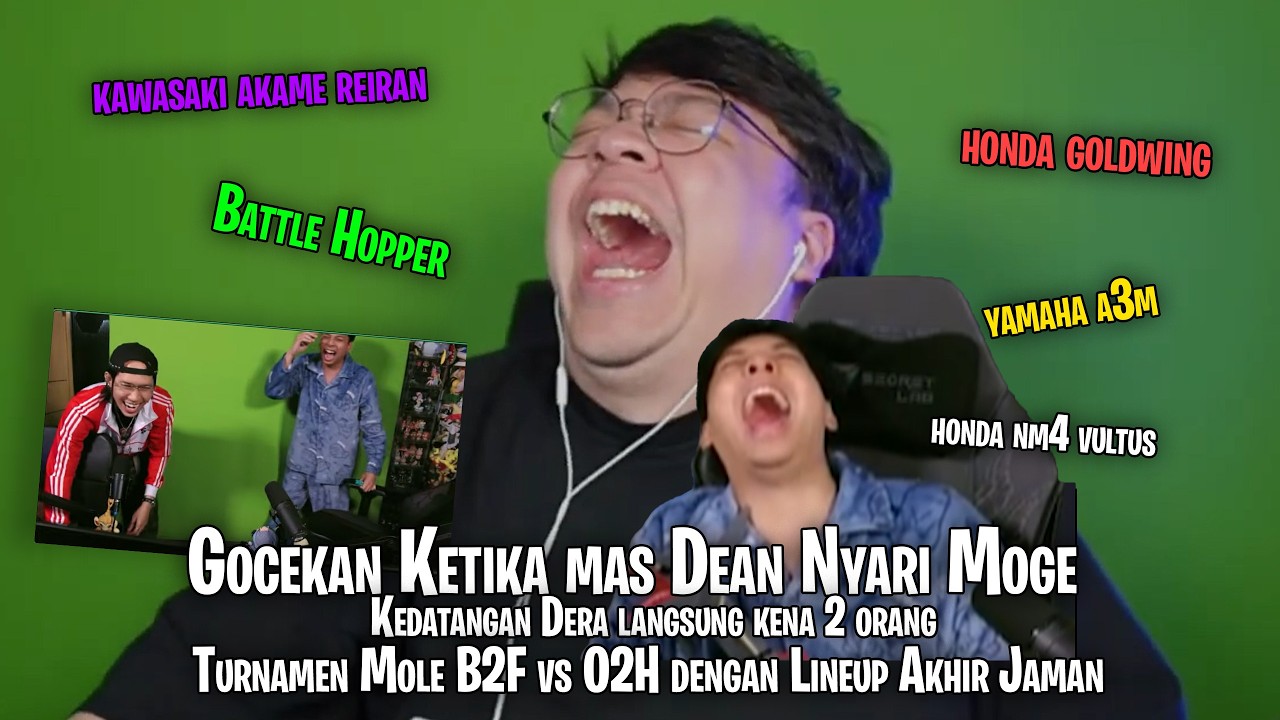 Gocekan nama - nama motor, Kedatangan Dera langsung kena 2 orang dan Lineup mole B2F vs O2H