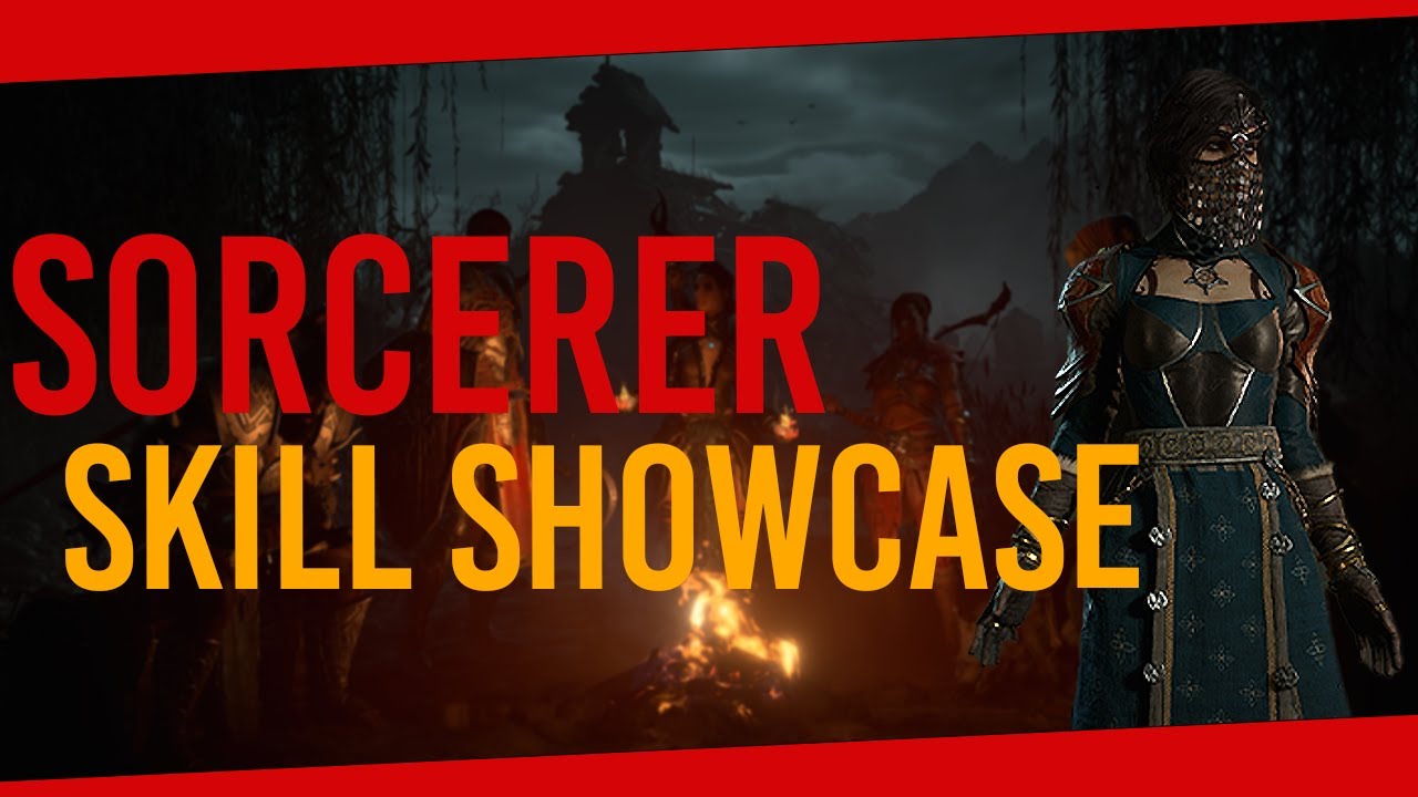 ALL Sorcerer Skills Showcase 4K | Diablo IV
