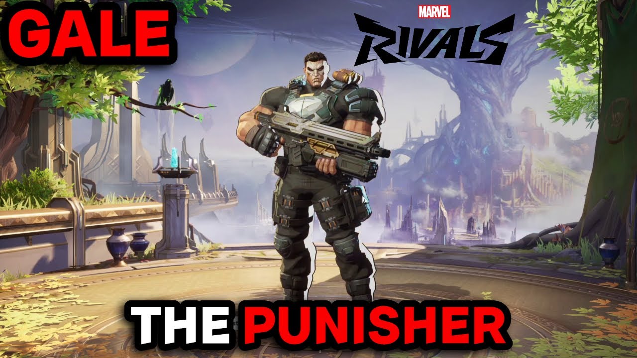 MVP! GALE DOMINATES AS PUNISHER IN MARVEL RIVALS (closed beta) GAMEPLAY