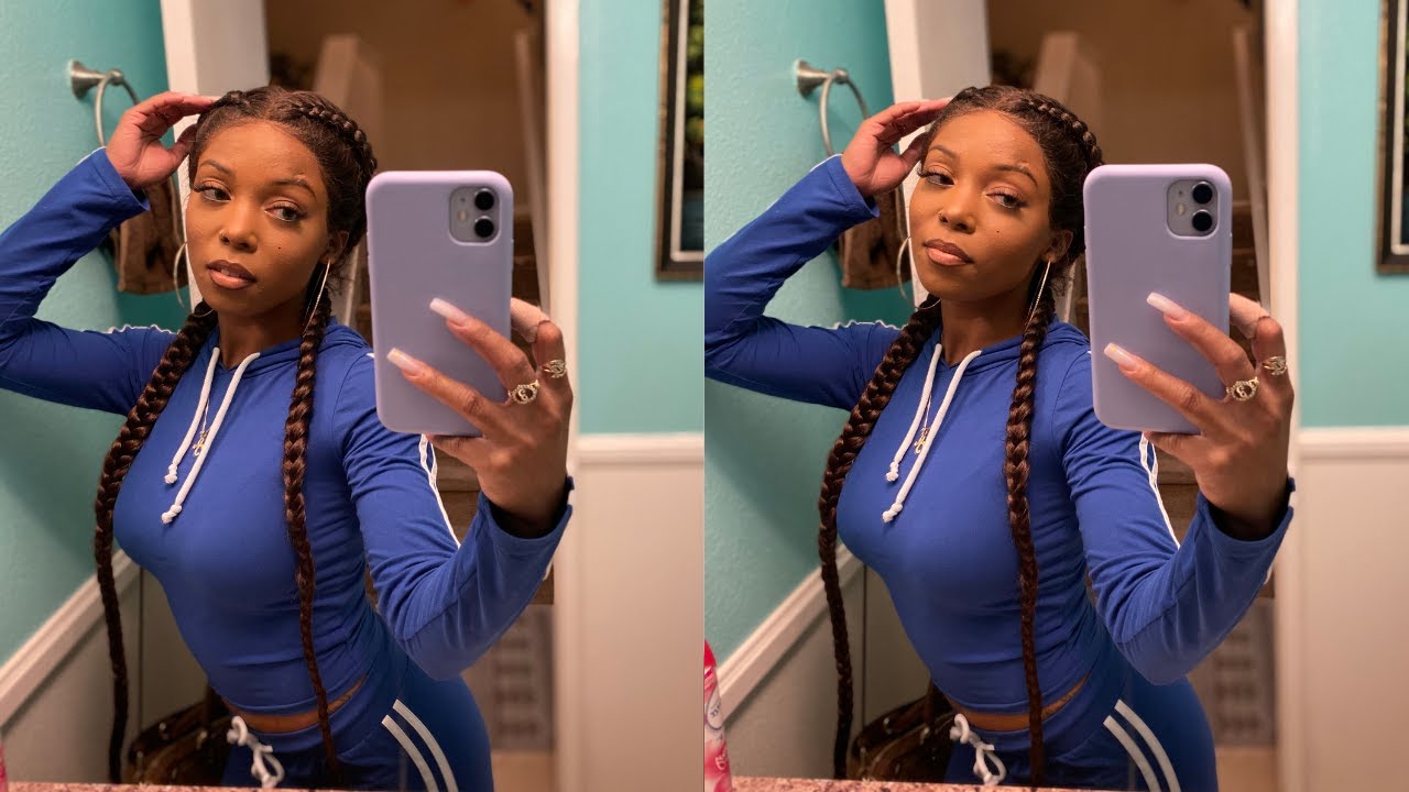 ITS A WIG! | Double Dutch Braided Lace Wig ft. Braids Queen | xMsCarey