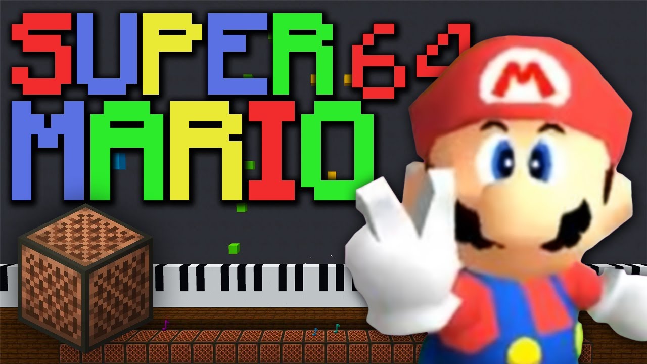 Super Mario 64 Theme - Minecraft Note Block Command Block Cover