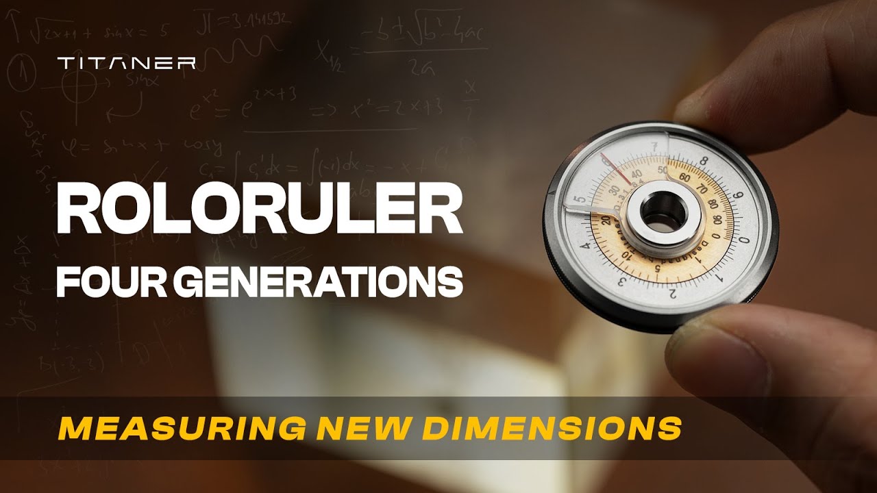 This Titanium TiSolver Measures, Converts, and Calculates — No Battery Needed #sliderule #edctools