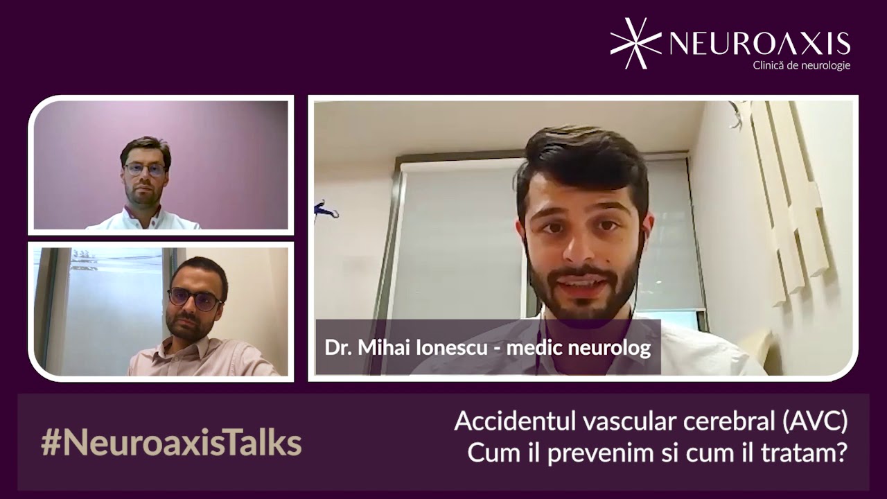 #NeuroaxisTalks: Accidentul vascular cerebral (AVC) - Cum il prevenim si cum il tratam?