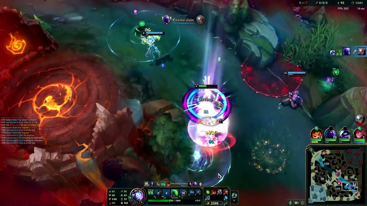 checca win vs. 5 hard counters to zac (TWITCH VOD)