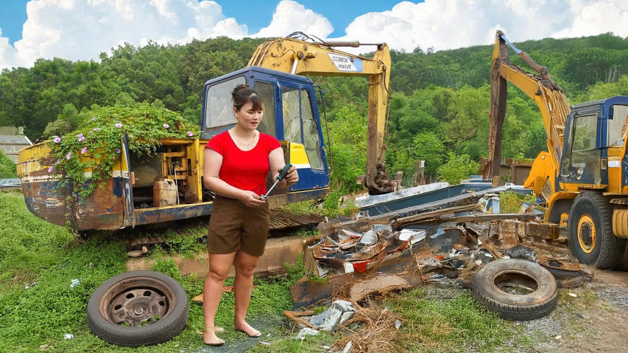 Abandoned Machine For Many Years, Girl Restored It, Engine Fuel Injection System Repair