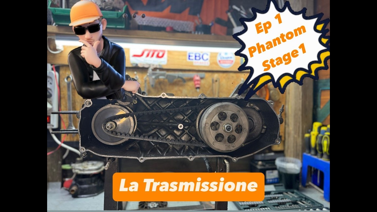 Smontiamo Trasmissione Minarelli-Elaborazione Phantom F12 Ep 1