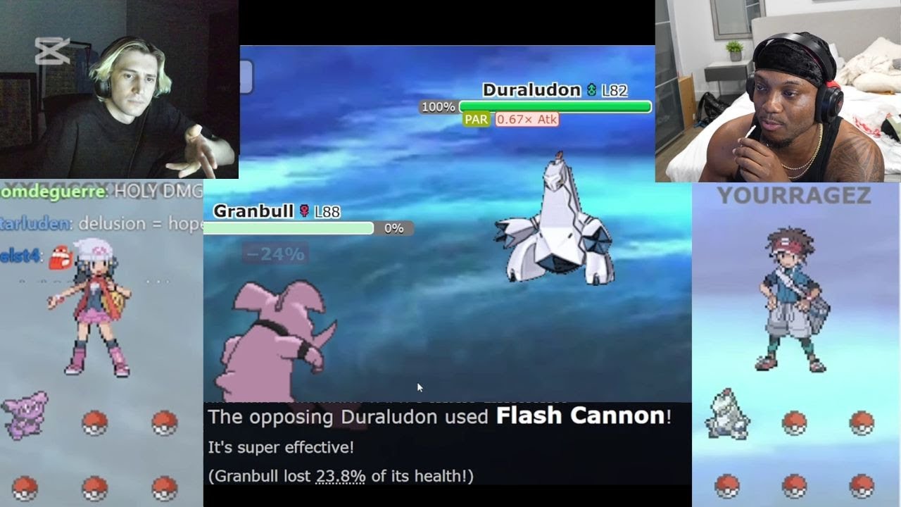 xQc VERSUS YourRAGE | Pokemon Showdown