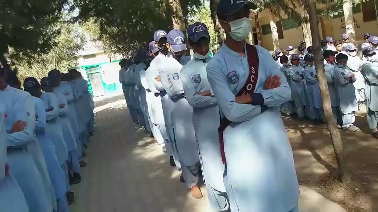 #khanozai# boys high school 14 august morning
