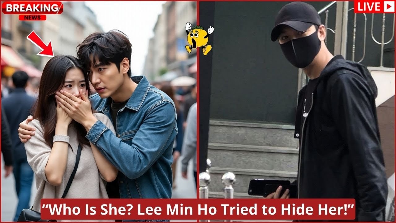 LEE MIN HO TRIED TO HIDE HER!