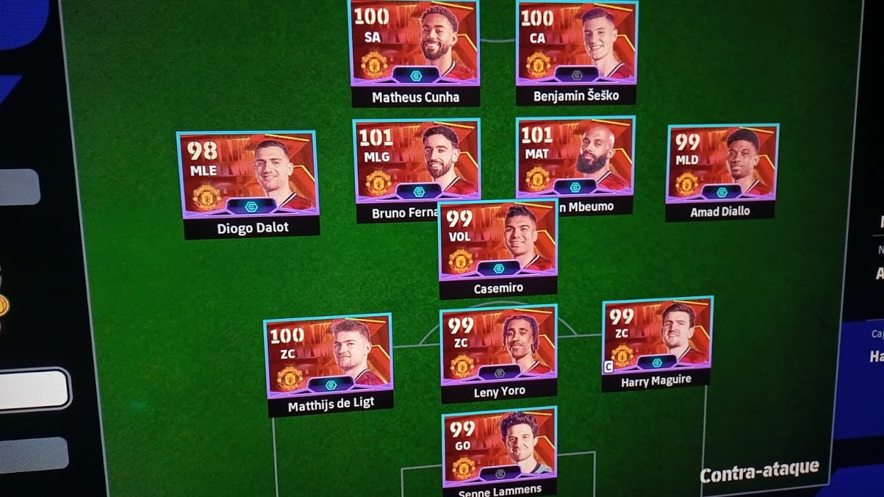 Testando Novo Pack do Manchester do Efootball