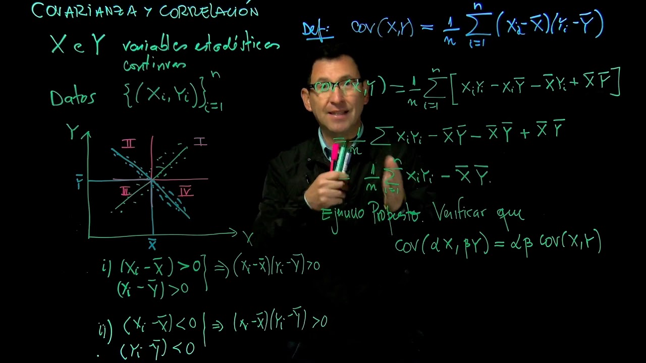 Covarianza y Correlación Prof. Ronny Vallejos