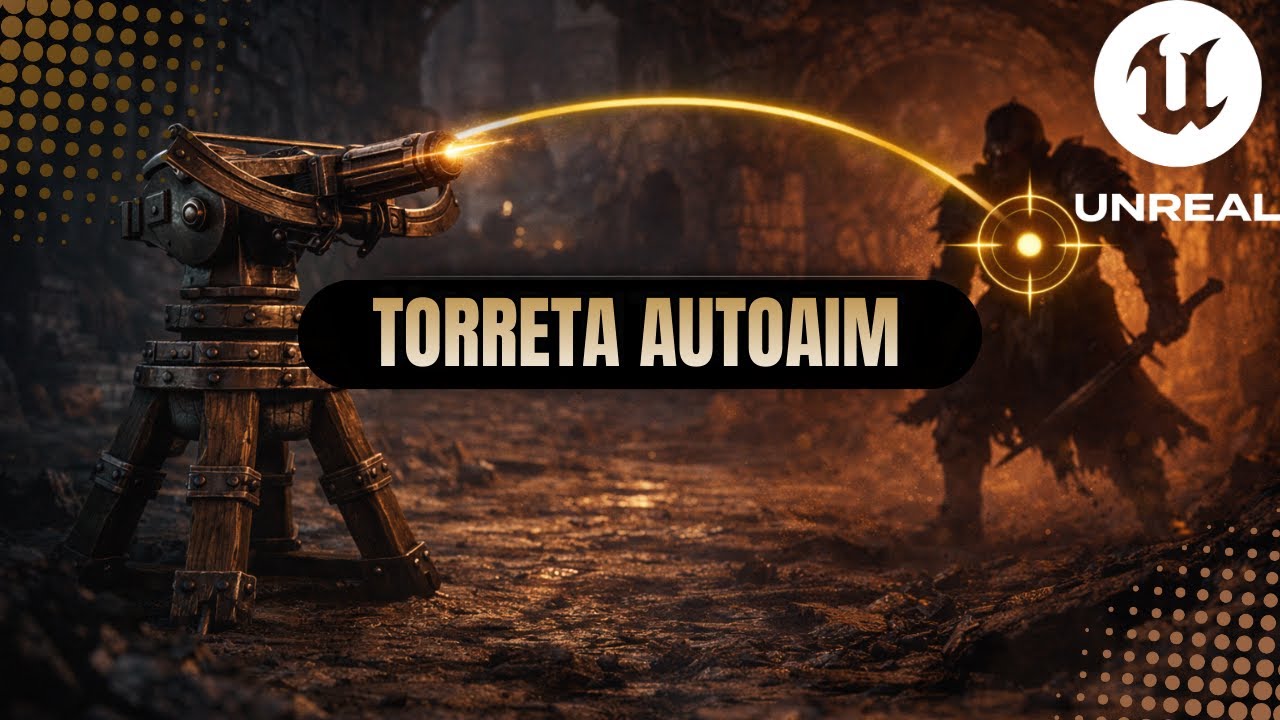 Torreta con Auto Aim en Unreal Engine 5 | Smooth + Enemigo más cercano