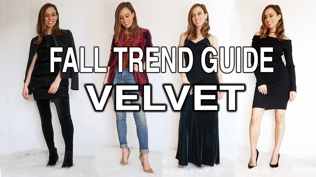 HOW TO WEAR VELVET I Fall Trend Guide