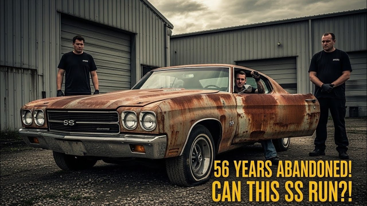 This 1970 Chevelle SS Sat for 56 Years… The First Start Shocked Us!