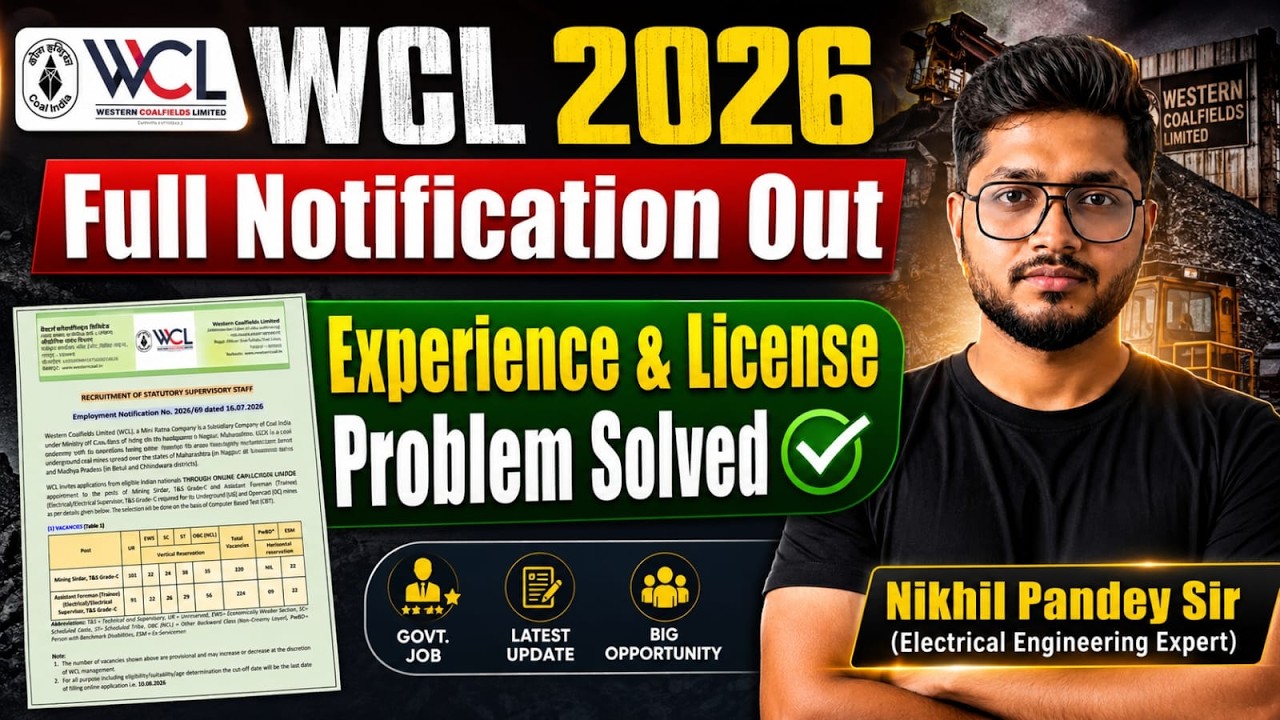 WCL 2026 | Full Notification Out | Big Problem Solved | Experience & License Problem Solved