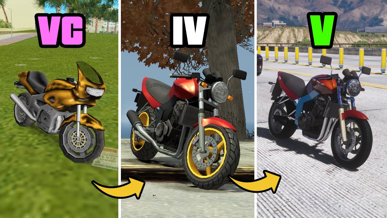 PCJ-600 In GTA Games (Evolution)