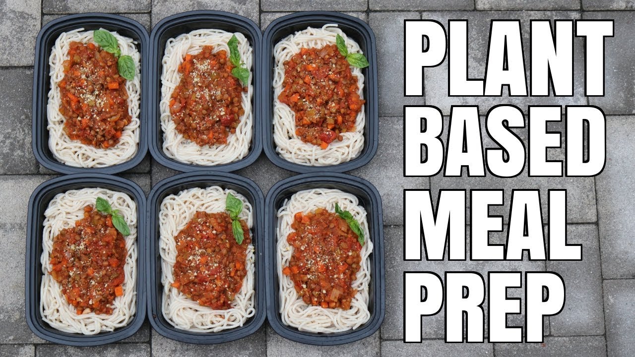 Spaghetti Bolognese || Plant Based Meal Prep