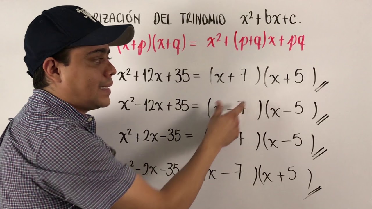 Factorización del trinomio de la forma x^2+bx+c y de la forma ax^2+bx+c 1 | TOX educación