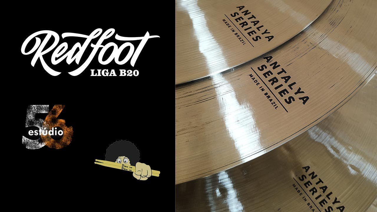 Pratos Red Foot cymbals • Série ANTALYA Liga B20