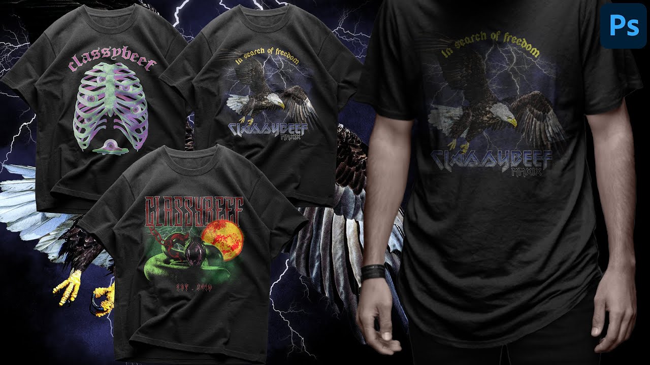 Designing a T-shirt collection for a clothing brand