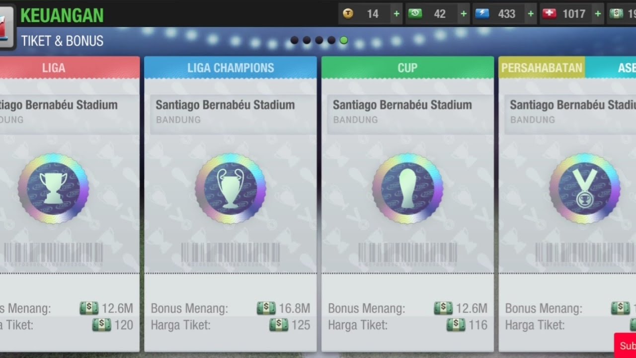 CARA MENENTUKAN HARGA TIKET TOP ELEVEN