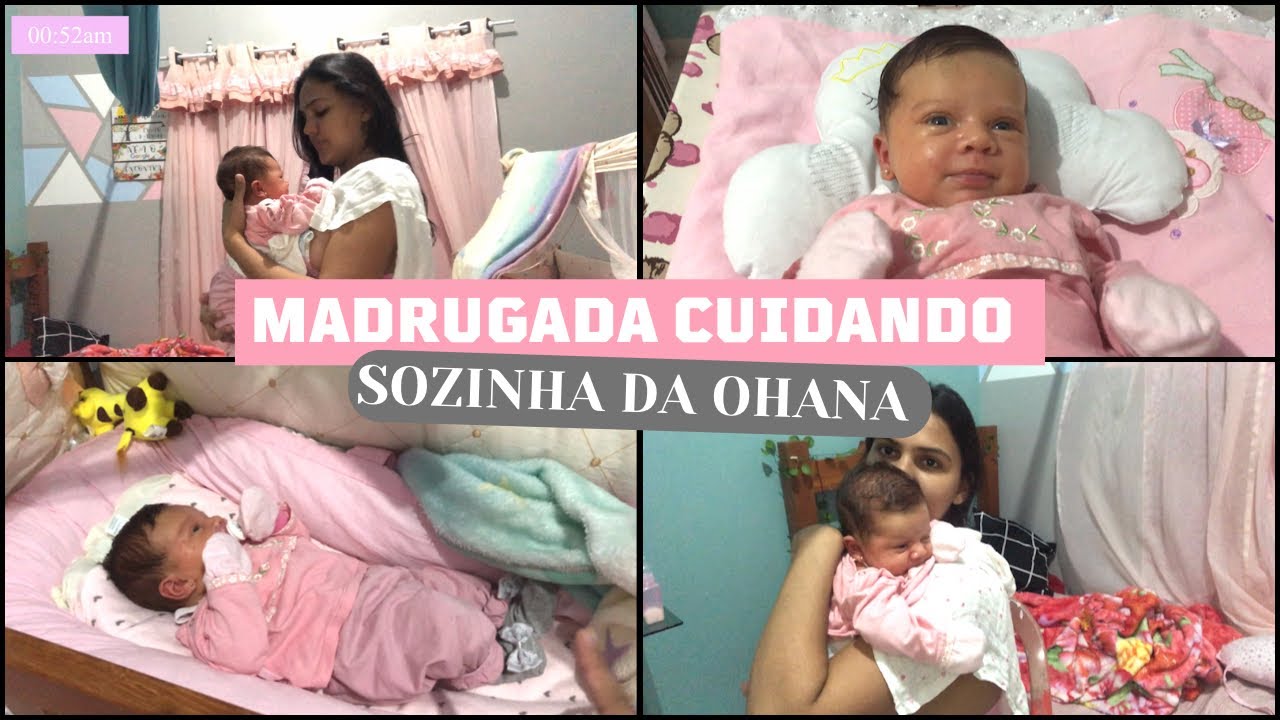 ROTINA DA MADRUGADA COM RECÉM NASCIDO + FOI MINHA PRIMEIRA NOITE SOZINHA COM ELA