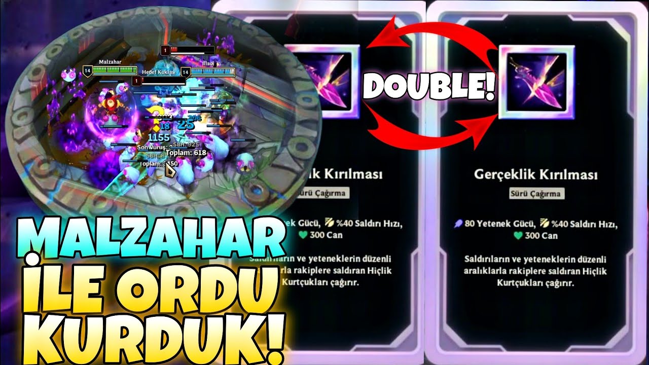 MALZAHAR İLE ARENADA ORDU KURDUK - LOL ARENA MODU