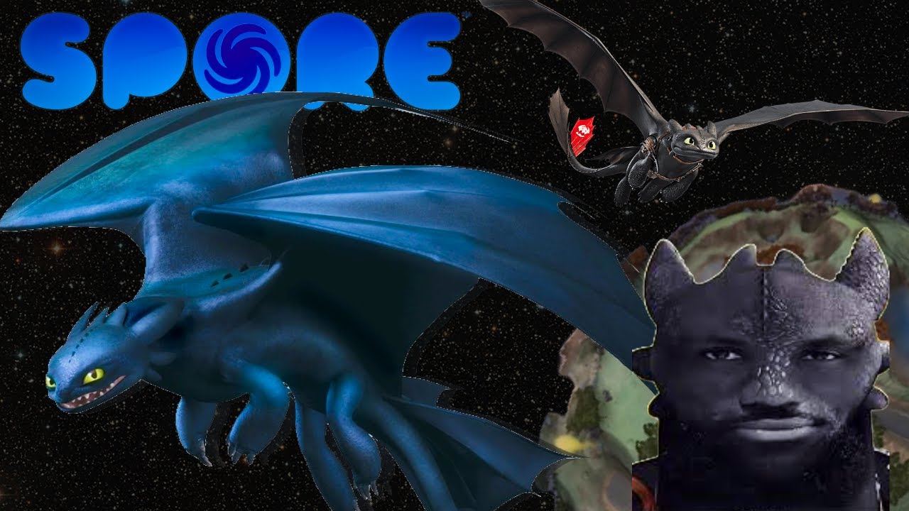 Can I Beat Spore as a Night Fury/Toothless from How to Train Your Dragon