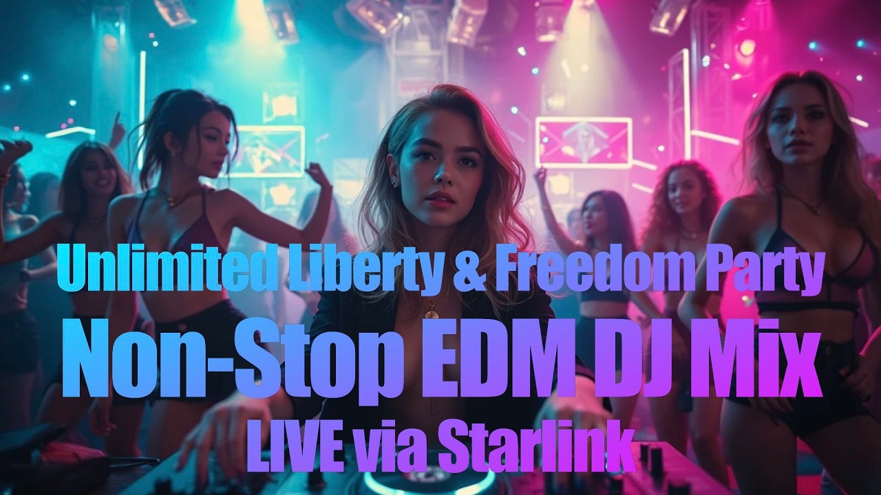 EDM NON-STOP DJ MIX@LIVE©Copyright Free; Suno played by djay, Generated by Sora, SeaArt, Grok