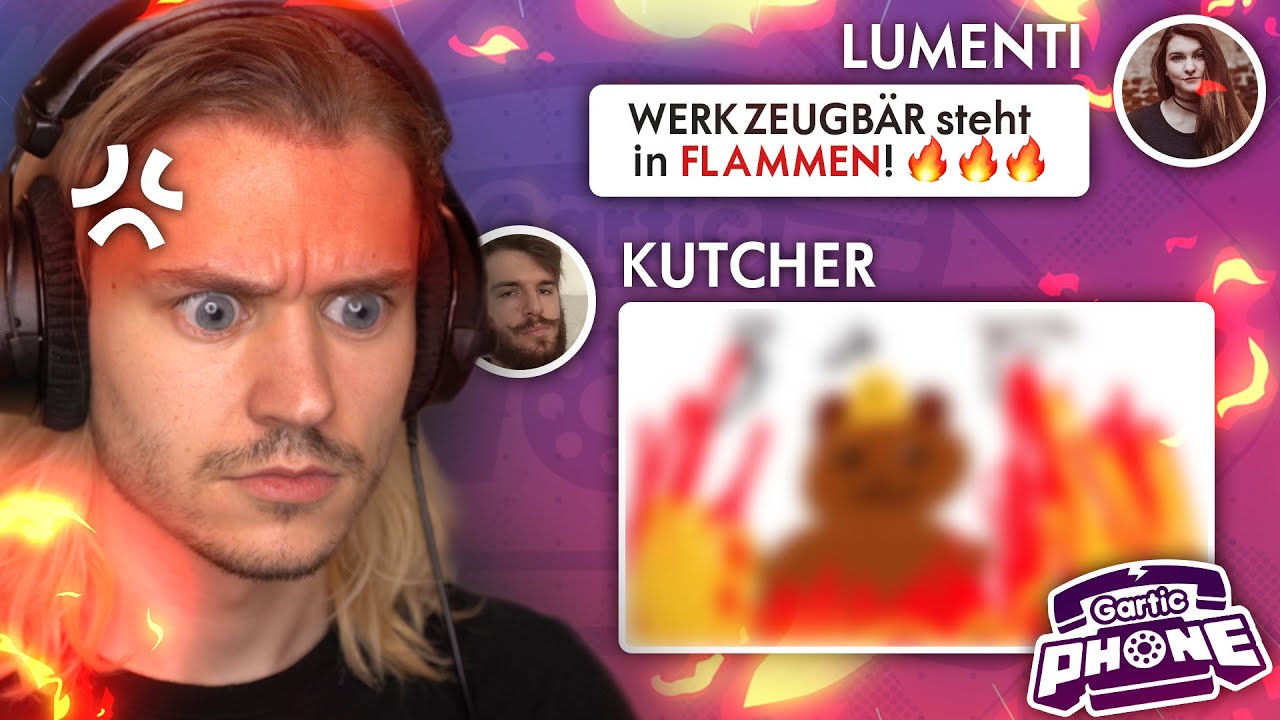 Werkzeugbär bei lebendigem Leib verbrannt | Gartic Phone