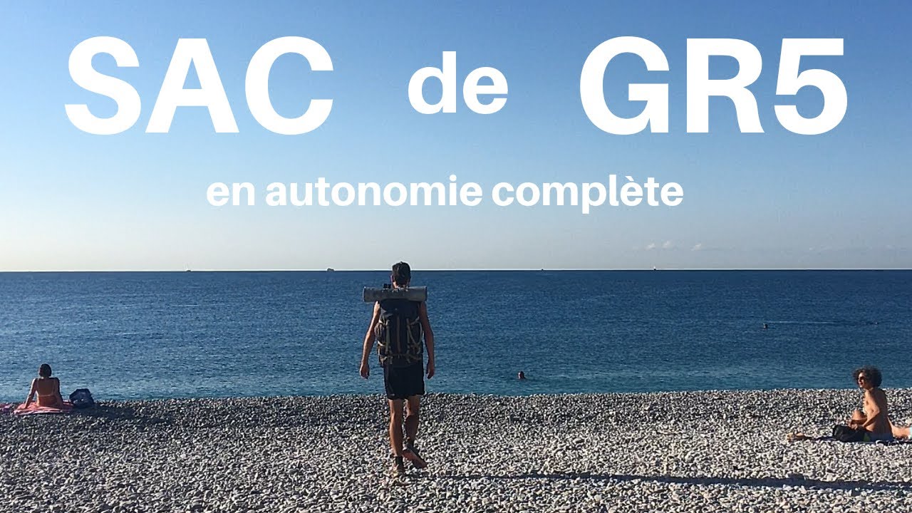 SAC de GR5 Alpes en 18 jours