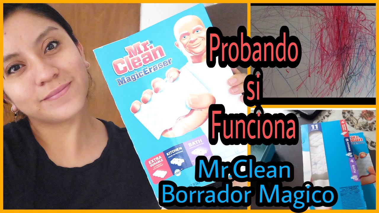 MrClean Magic eraser+Funciona o No??🤔 #limpieza #mrclean