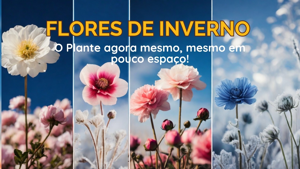 7 FLORES que FLORESCEM no INVERNO no SUL do BRASIL! | Flores para plantar no Inverno!