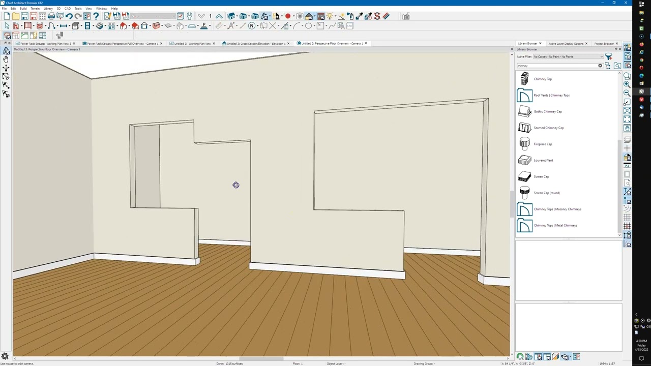 Using a Pass Through for an Odd Shaped Doorway - Chief Architect